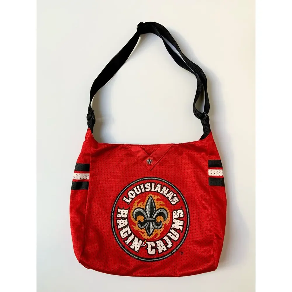 Louisiana Ragin Cajuns Little Earth Productions Jersey Large Tote Bag - Picture 5 of 12